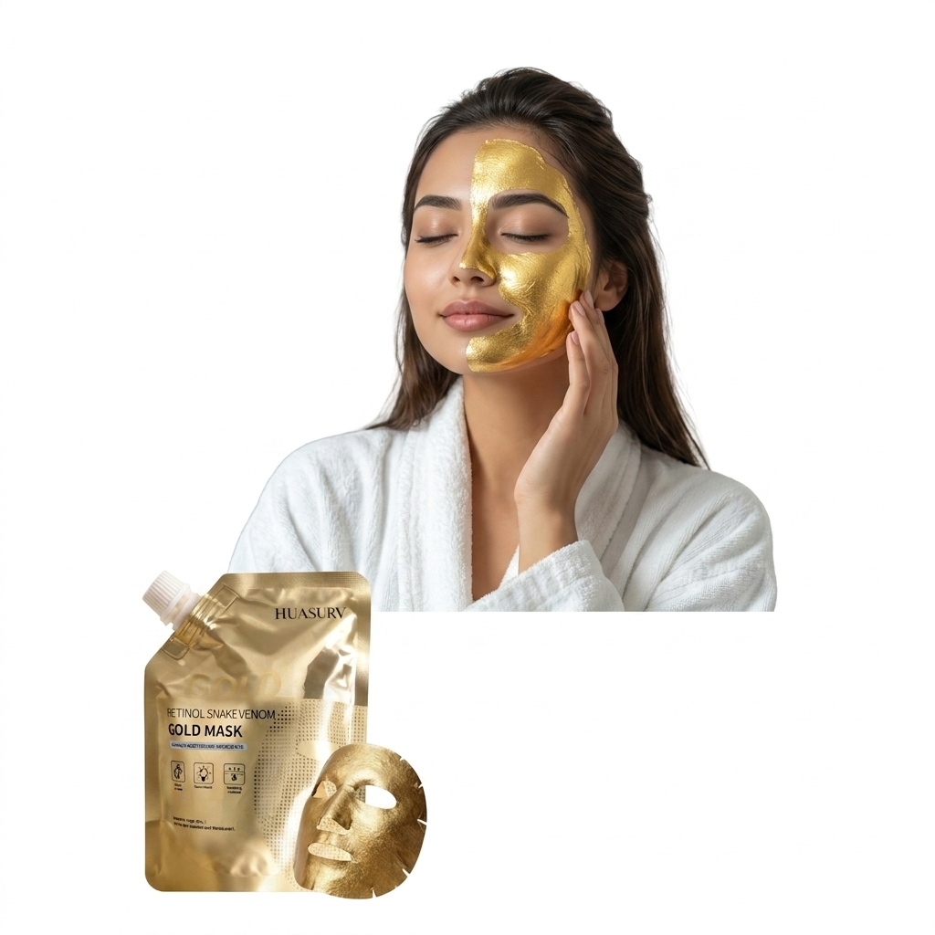 retinol snake venom gold mask