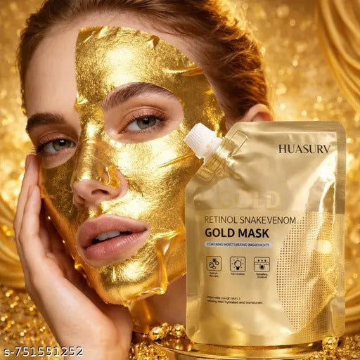 retinol snake venom gold mask